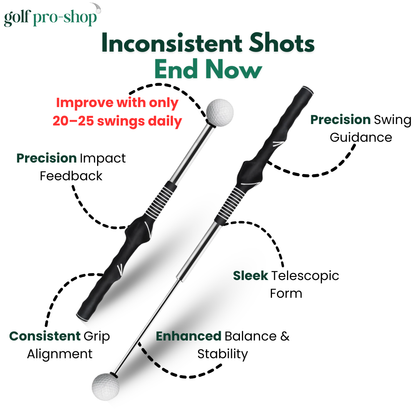 Telescopic swing trainer