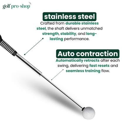 Telescopic swing trainer